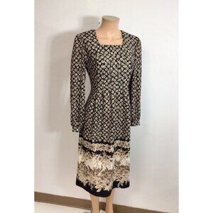 Rags by Kressandra San Francisco Floral Dress Vintage Womens 10